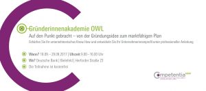 Gründerinnenakademie OWL