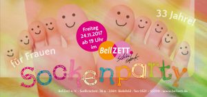33 Jahre BellZett Sockenparty zum Jubiläum am 24. November 2017
