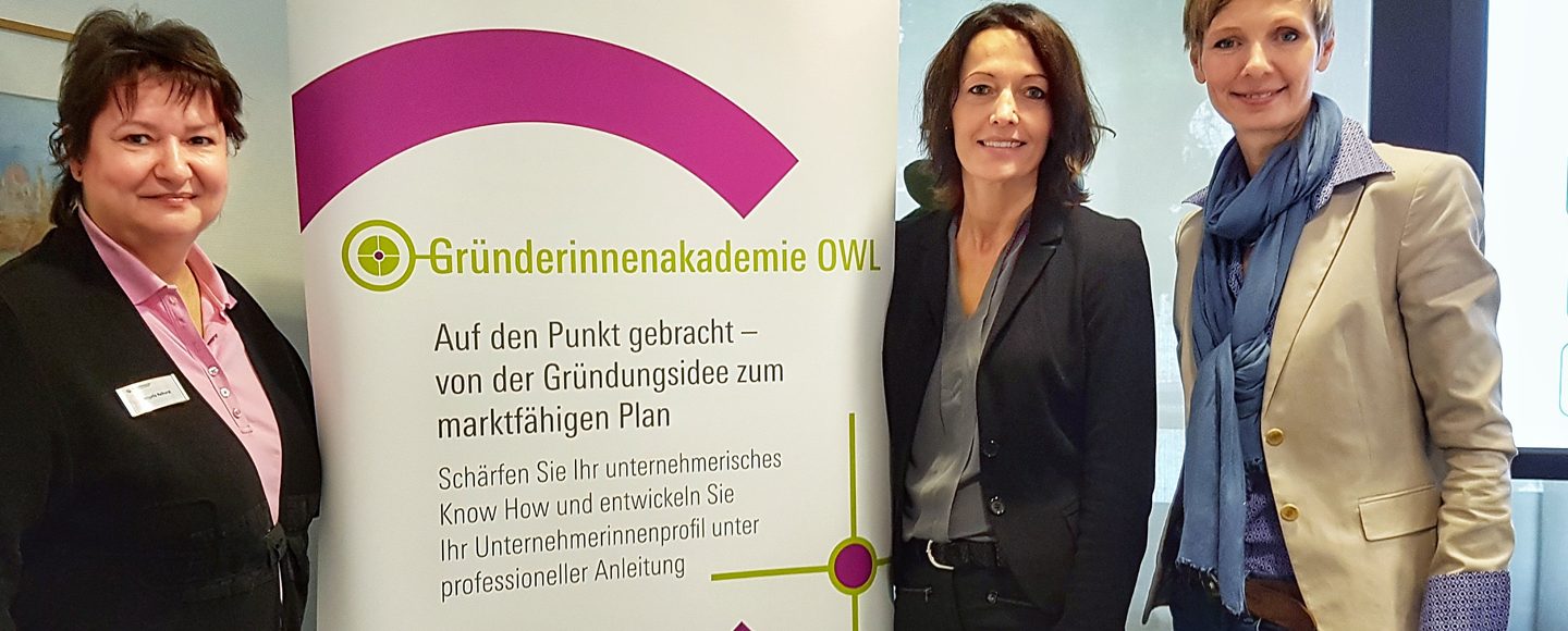 Kompetenzzentrumm Frau und Beruf OWL - Gründerinnenakademie OWL 2018