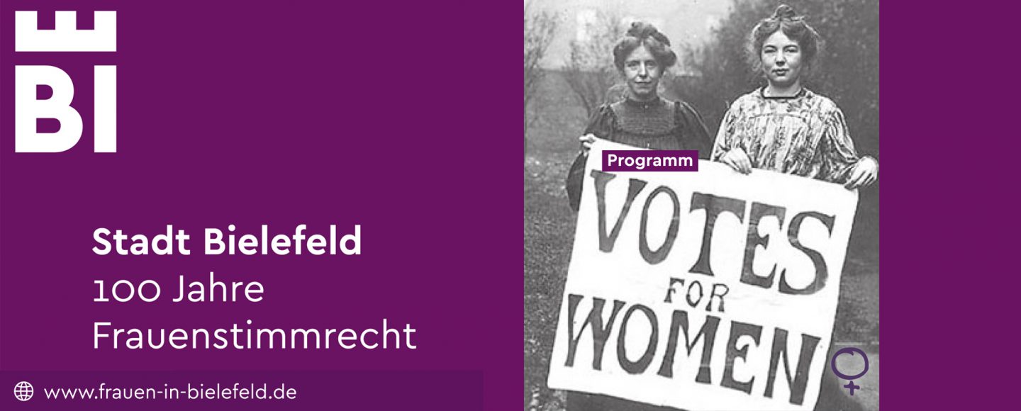 Bielefeld 100 Jahre Frauenwahlrecht