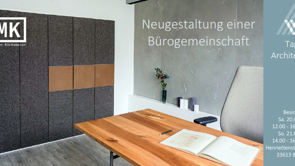 Tag der Architektur 2020 Neugestaltung Bürogemeinschaft nette30 Bielefeld